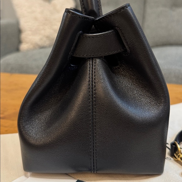 Mulberry rare Islington satchel shoulder bag silky black leather NWT - Picture 5 of 13